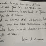 Livre d'or Mai 2025 Agnès et Laurence